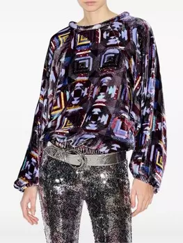 ISABEL MARANT дабия топ, фиолетовый