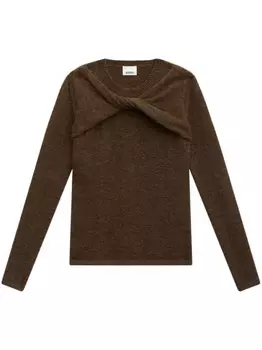 ISABEL MARANT джемпер Kern, коричневый