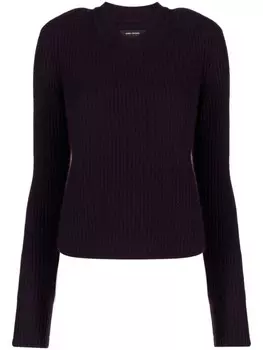 ISABEL MARANT джемпер с круглым вырезом, фиолетовый