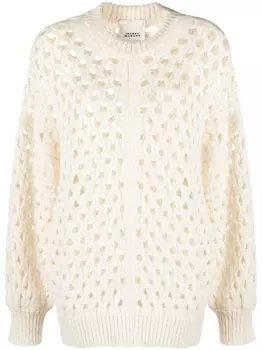 ISABEL MARANT джемпер Tane из смесовой шерсти, нейтральный цвет