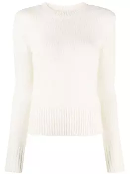 ISABEL MARANT джемпер в рубчик, нейтральный цвет