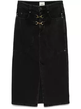 ISABEL MARANT джинсовая юбка Pavina, черный