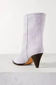 ISABEL MARANT джинсовые ботильоны Rouxa, сиреневый