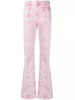 ISABEL MARANT джинсы прямого кроя, розовый
