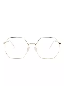 Isabel Marant Eyewear очки в геометричной оправе, золотистый