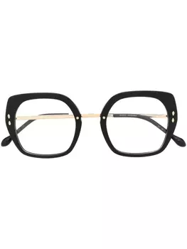 Isabel Marant Eyewear очки в массивной квадратной оправе, черный