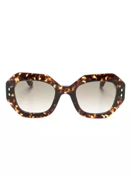 Isabel Marant Eyewear солнцезащитные очки черепаховой расцветки, коричневый