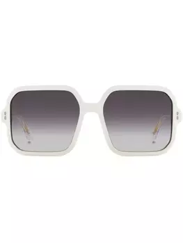 Isabel Marant Eyewear солнцезащитные очки Livia в квадратной оправе, белый