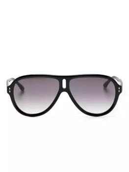 Isabel Marant Eyewear солнцезащитные очки-пилоты Kyra, черный