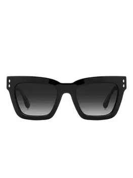 Isabel Marant Eyewear солнцезащитные очки с логотипом, черный