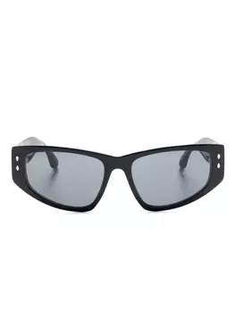 Isabel Marant Eyewear солнцезащитные очки в D-образной оправе, черный