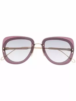 Isabel Marant Eyewear солнцезащитные очки в квадратной оправе, фиолетовый