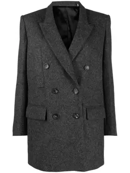 ISABEL MARANT Floyd double-breasted blazer, серый