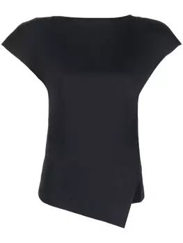 ISABEL MARANT футболка Sebani асимметричного кроя, черный