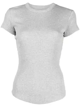ISABEL MARANT футболка в рубчик, серый