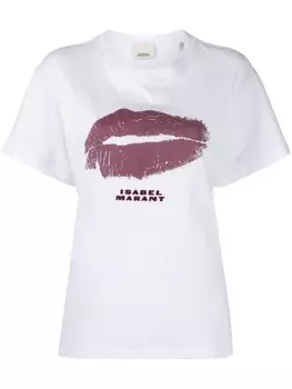 ISABEL MARANT футболка Yates из органического хлопка, белый
