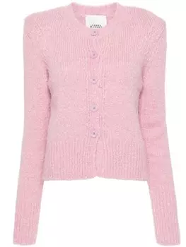 ISABEL MARANT кардиган Kathlen с круглым вырезом, розовый