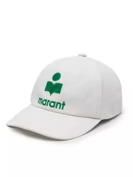 ISABEL MARANT кепка с вышитым логотипом, белый
