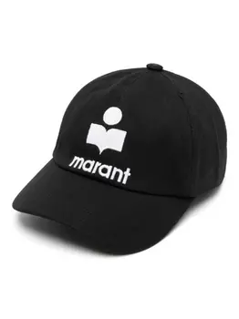 ISABEL MARANT кепка с вышитым логотипом, черный