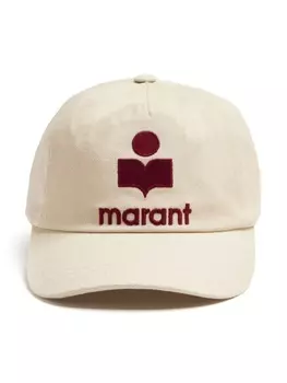ISABEL MARANT кепка с вышитым логотипом, нейтральный цвет