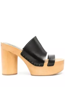 ISABEL MARANT клоги Hyun 120 на платформе, черный