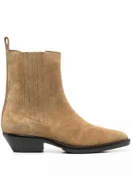 ISABEL MARANT ковбойские ботинки Delena, нейтральный цвет