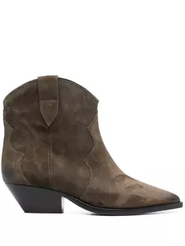 ISABEL MARANT ковбойские ботинки Dewina 40, зеленый