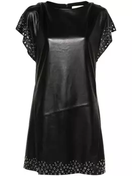 ISABEL MARANT кожаное платье Evani, черный