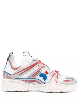 ISABEL MARANT кроссовки Kindsay со вставками, белый