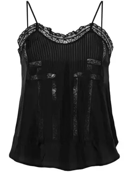 ISABEL MARANT кружевной топ Zarkia, черный