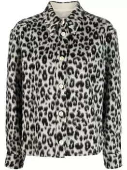 ISABEL MARANT куртка Olanao с леопардовым принтом, черный