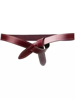 ISABEL MARANT Lecce leather belt, красный