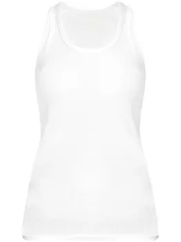 ISABEL MARANT майка с вышитым логотипом, белый