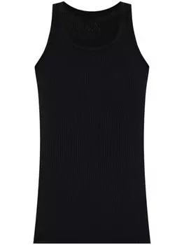 ISABEL MARANT майка с вышитым логотипом, черный