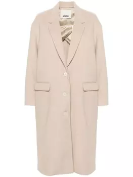 ISABEL MARANT однобортное пальто, нейтральный цвет