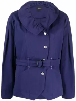 ISABEL MARANT пальто Dipazo с поясом, синий
