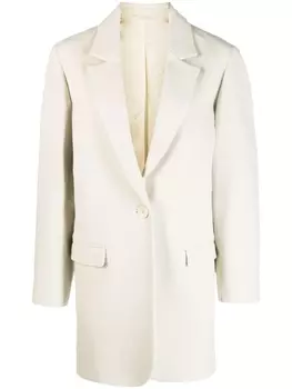 ISABEL MARANT пальто с V-образным вырезом, нейтральный цвет