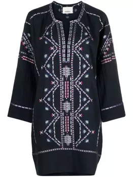 ISABEL MARANT платье мини Chemsi с пайетками, синий