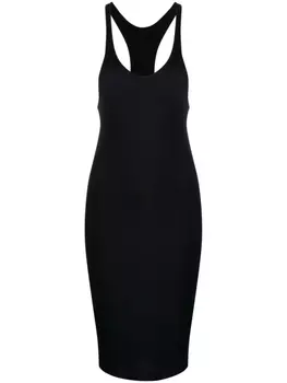 ISABEL MARANT платье Tory без рукавов в рубчик, черный