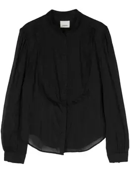 ISABEL MARANT плиссированная блузка Amel, черный