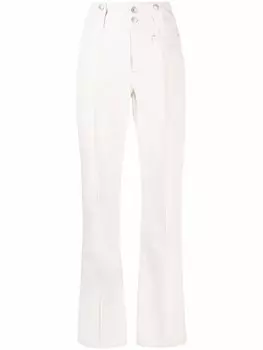 ISABEL MARANT прямые брюки, нейтральный цвет