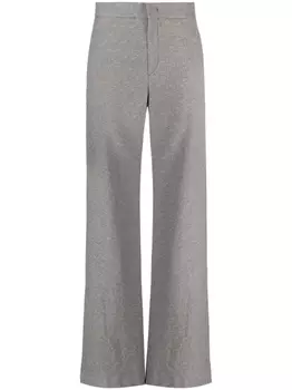 ISABEL MARANT прямые брюки средней посадки, нейтральный цвет