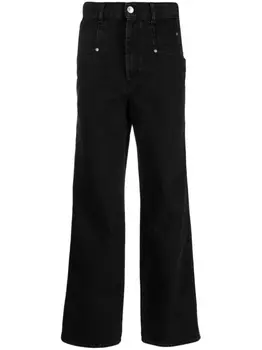 ISABEL MARANT расклешенные джинсы Dileskoa, черный