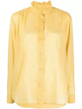ISABEL MARANT рубашка Gamble из органического хлопка, желтый