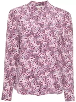 ISABEL MARANT рубашка Ilda с цветочным принтом, фиолетовый