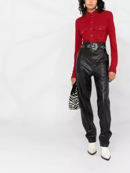 ISABEL MARANT рубашка Letty с длинными рукавами, красный