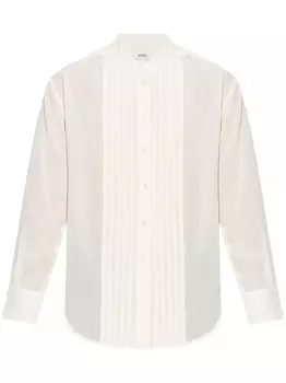 ISABEL MARANT рубашка с воротником-стойкой, нейтральный цвет