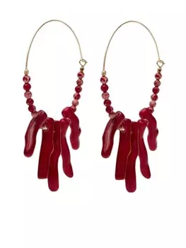 ISABEL MARANT серьги Jolana, красный