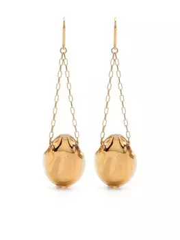 ISABEL MARANT серьги-подвески Bubble, золотой