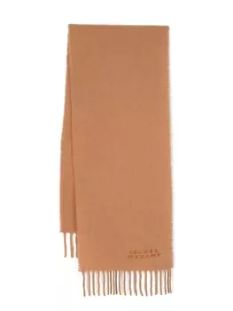 ISABEL MARANT шарф Firny с вышитым логотипом, коричневый